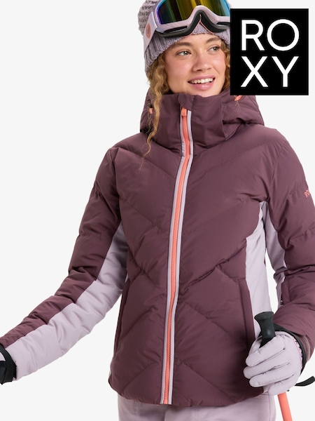 Roxy Purple Snowdrift Technical Padded Waterproof Ski Jacket (H19294) | £210