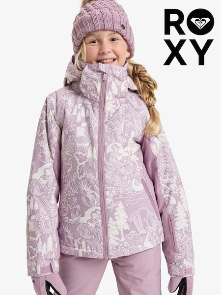 Roxy Lilac Purple Discreet Mauve Winterland Free Jet Girl Technical Ski Jacket (H19301) | £90
