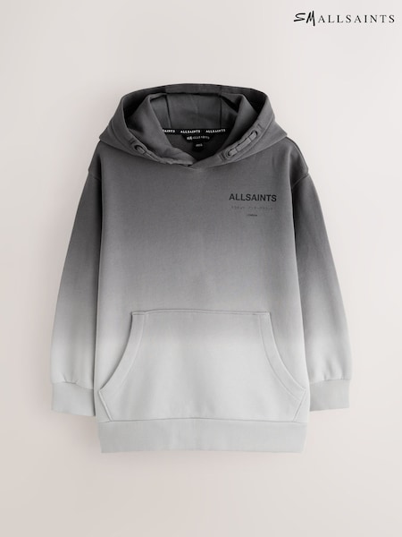 smALLSAINTS Grey Ombre Oversized Underground Pullover Hoodie (H19664) | £35 - £39