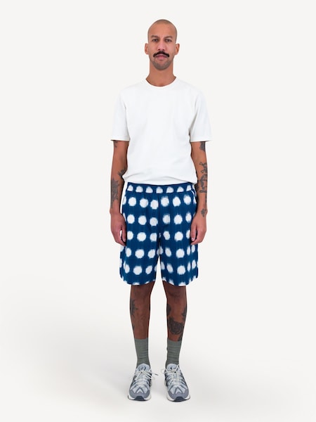 Folk Blue Relaxed Fit Shorts (H19829) | £125