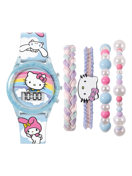 Peers Hardy Pink Hello Kitty Digital Watch And Bracelet Set (H19851) | £20