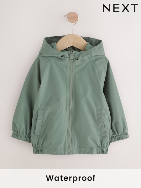 Khaki Green Waterproof Cagoule Jacket (3mths-7yrs) (H19877) | £18 - £22