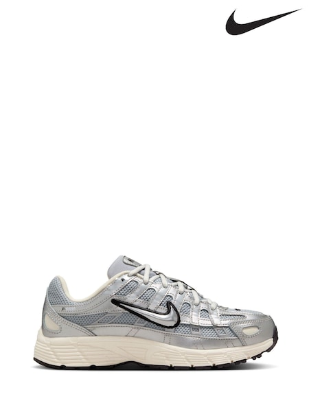 Nike Silver Youth P6000 Trainers (H19917) | £65