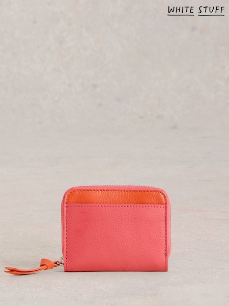 White Stuff Pink Cerys Zip Around Purse (H19961) | £35