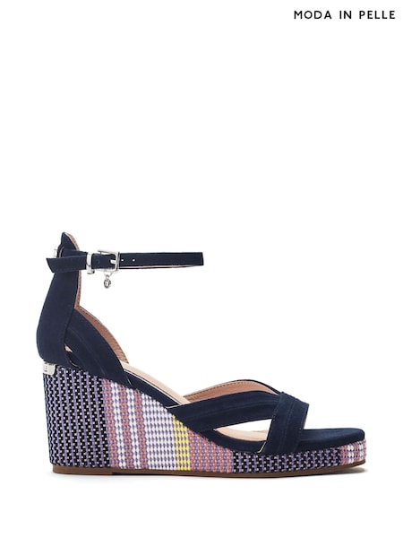 Moda in Pelle Pink May Strappy Wedge Sandals (H20045) | £89