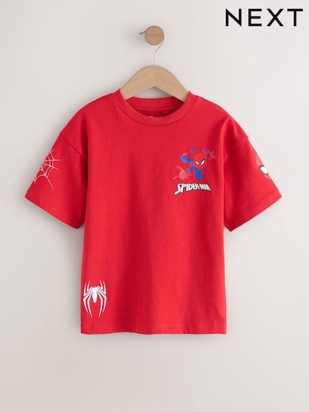 Red Spiderman Short Sleeve T-Shirt (3-16yrs) (H20297) | £12 - £15