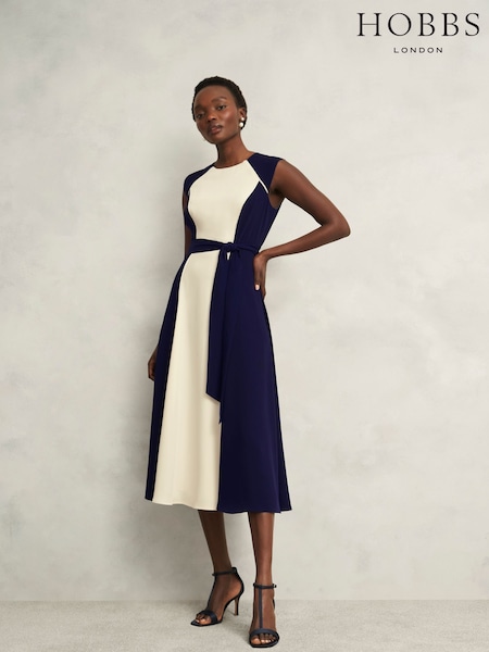 Hobbs Blue Andrea Dress (H20339) | £189