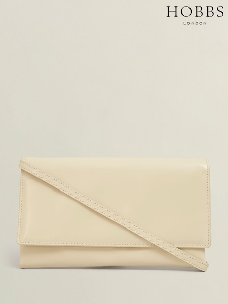 Hobbs White Renata Clutch Bag (H20341) | £99