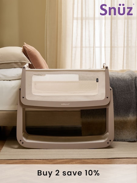 Snuz Mocha SnuzPod 5 Bedside Crib (H20888) | £350