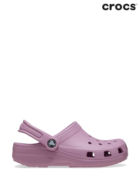 Crocs Purple Toddler Classic Clogs (H21074) | £35