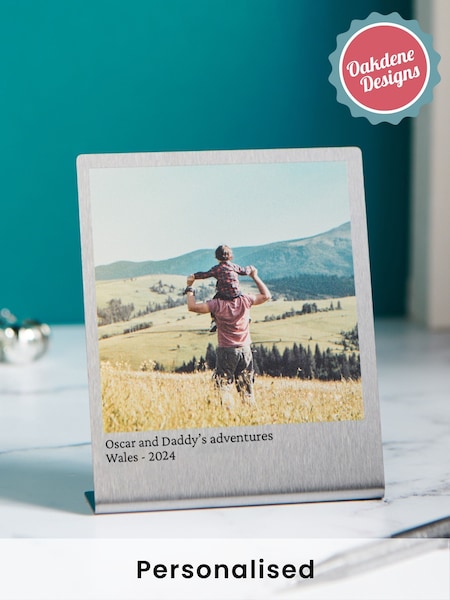 Personalised Brass Photo Print by Oakdene (H21354) | £29