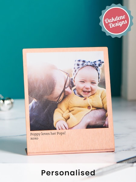 Personalised Metal Photo Print by Oakdene (H21355) | £32