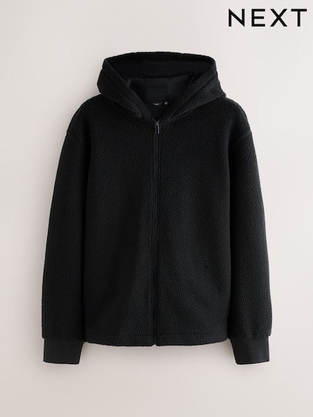 Black Hooded Fleece (H21382) | £34
