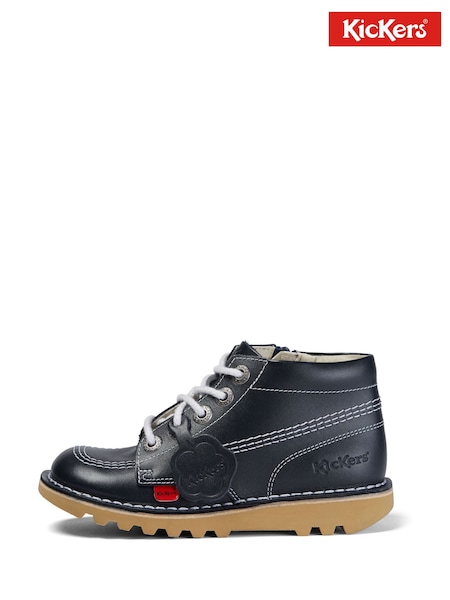 Kickers Blue Kick Hi Zip Boots (H21422) | £60