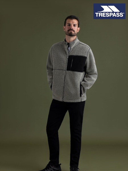 Trespass Maclarenton Male Fleece Brown Jacket At400 (H21496) | £42