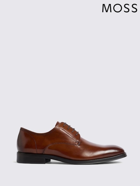 MOSS Brown John Wilms Derby Shoes (H21540) | £129