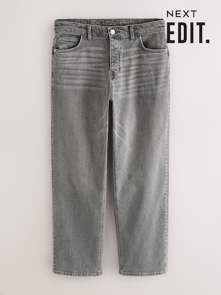 Grey EDIT Baggy Fit Jeans (H21961) | £35