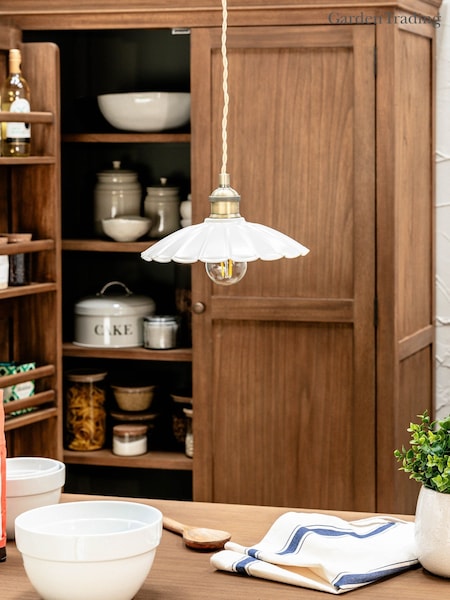 Garden Trading Chalk Wanstrow Ceiling Pendant (H22093) | £50