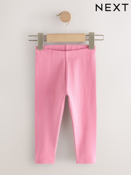 Pink Plain Leggings (3mths-7yrs) (H22109) | £3 - £5