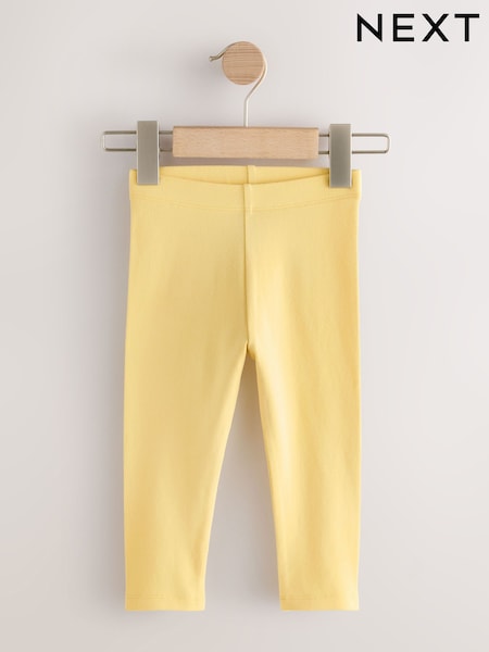 Yellow Plain Leggings (3mths-7yrs) (H22111) | £3 - £5