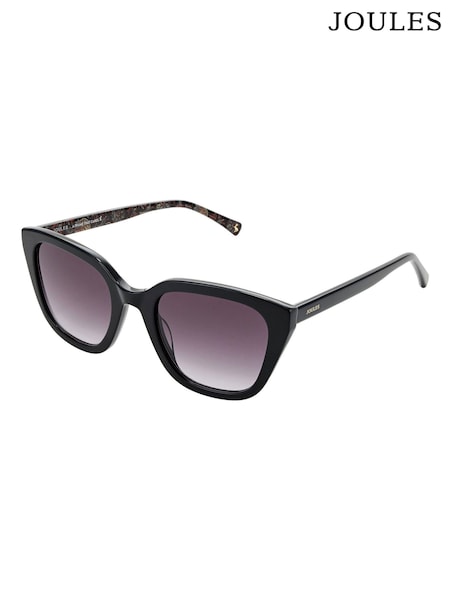 Joules Black Square Cat-Eye Sunglasses (H22224) | £65