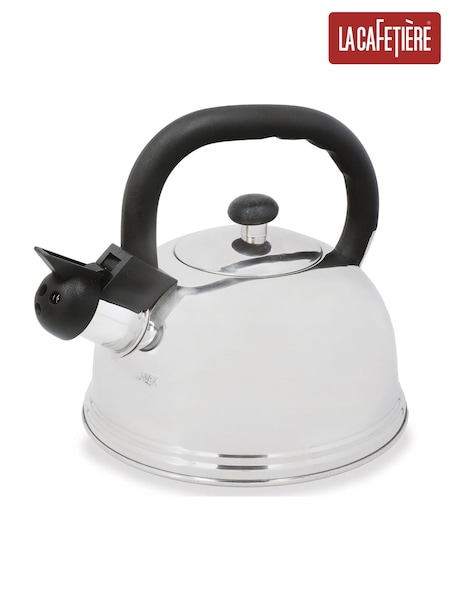 La Cafetiere Silver Fast-Boil Induction Hob Kettle with Whistle (H22330) | £30