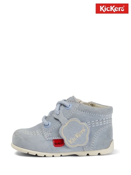 Kickers Blue Baby Kick Hi Shoes (H22364) | £37