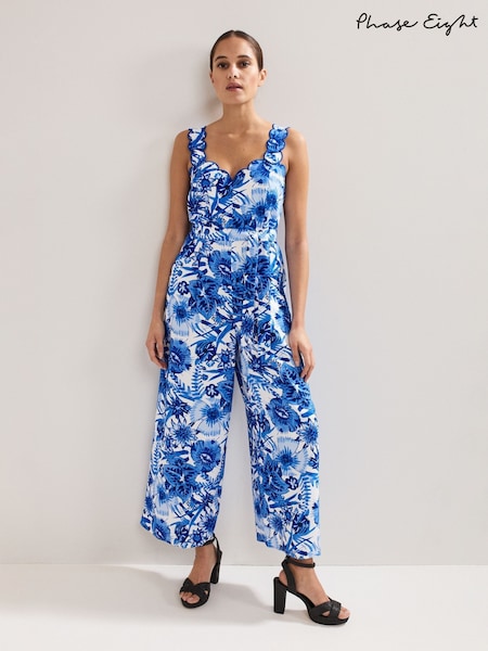 Phase Eight Blue Tamzin Jumpsuit (H22504) | £149