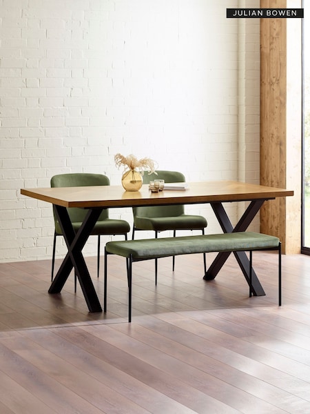 Julian Bowen Brown Aron Dining Table (H22566) | £445