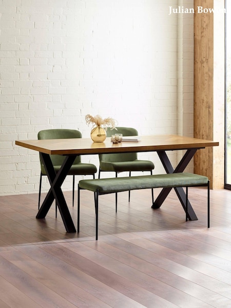 Julian Bowen Green Leonie Bench (H22574) | £210