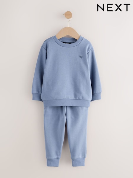Blue Sweatshirt And Joggers Set (3mths-7yrs) (H22646) | £10 - £14