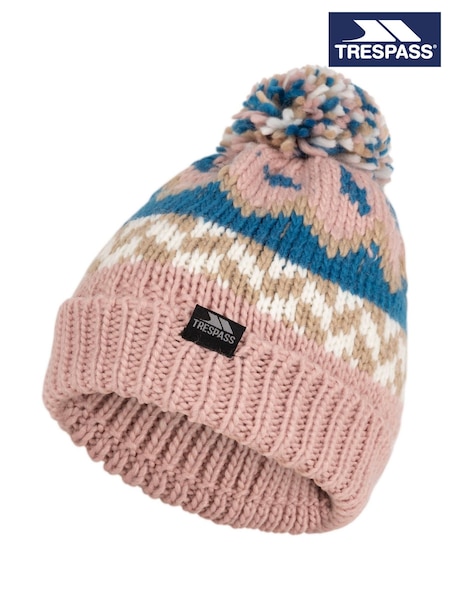 Trespass Pink Twiglet Kids Hat (H22654) | £12