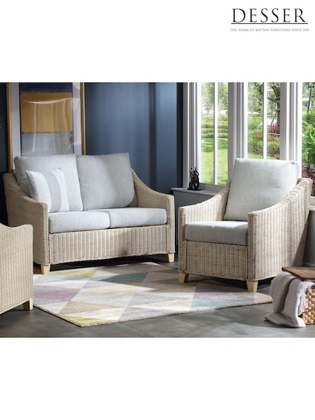 Desser 3 Piece Natural Dijon Rattan Sofa Set (H22675) | £1,600