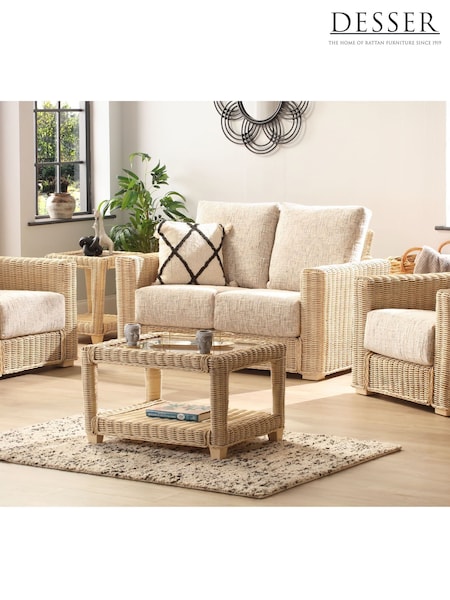 Desser 5 Piece Natural Burford Rattan Scatters Sofa Set (H22693) | £2,310