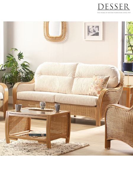 Desser 4 Piece Light Oak Centurion Rattan Sofa Set (H22699) | £2,500