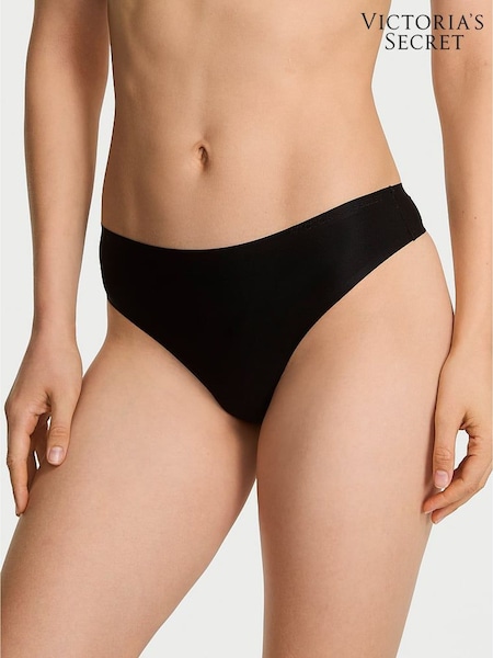 Victoria's Secret Black Thong Mid-Rise Knickers (H22867) | £16
