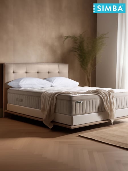 Simba Earth Apex White Mattress (H22914) | £1,300 - £2,600