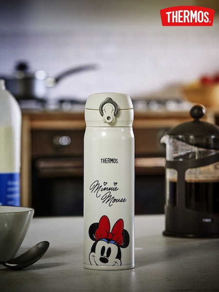 Thermos White Disney Minnie Signature Direct Drink Flask (H23177) | £30