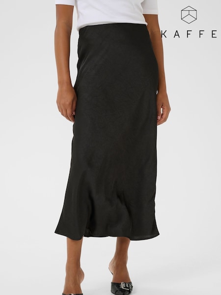 Kaffe KAmolly A-Line Maxi Black Skirt (H23303) | £50