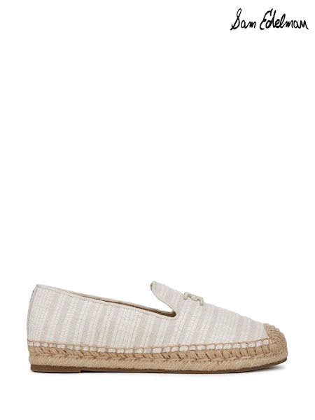 Sam Edelman Regular Fit Kathleen White Espadrilles (H23328) | £140