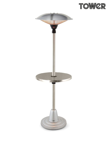 Tower Stainless Steel Free Standing Patio Heater (H23444) | £350