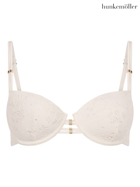 Hunkemoller Crochet White Bikini Top (H23466) | £34