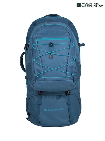Mountain Warehouse Blue Traveller 60L 20L Backpack (H23503) | £96