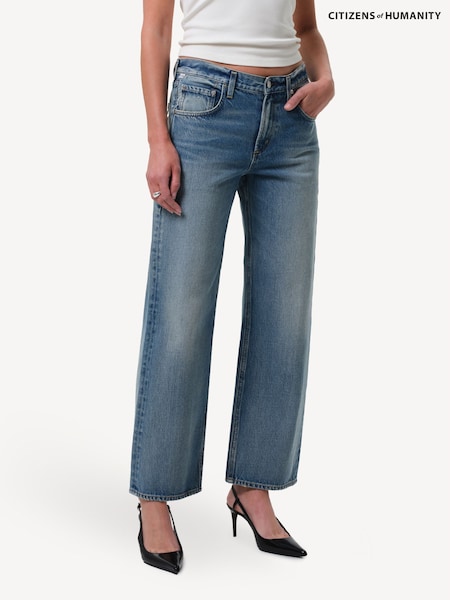 Citizens of Humanity Blue Lindz Low Rise Easy Straight in Bijou Jeans (H23653) | £340