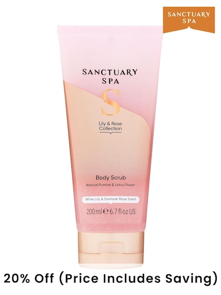 Sanctuary Spa Lily & Rose Collection Body Scrub 200ml (H23772) | £6.50