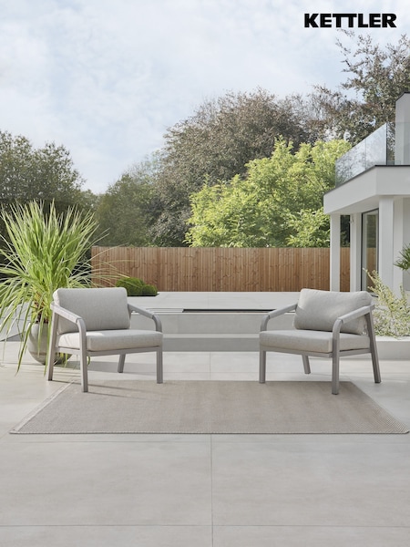 Kettler Pebble Como Lounge Chair Pair (H24471) | £601