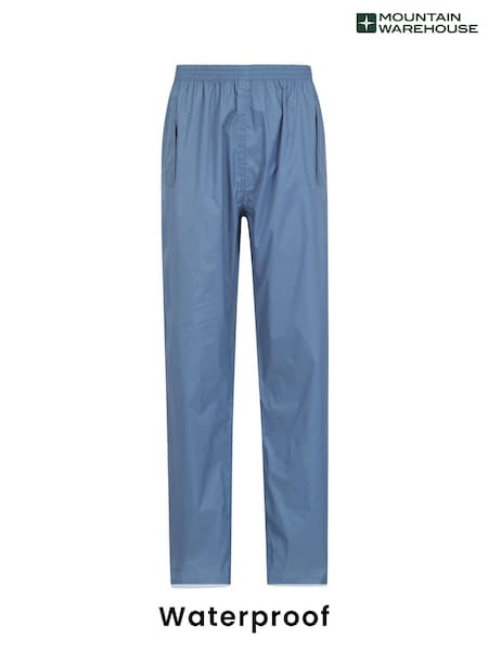 Mountain Warehouse Blue Womens Pakka Waterproof Over Trousers (H24709) | £28
