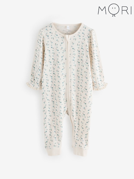 MORI 2 Way Zip-Up Sleepsuit (H24716) | £34.50