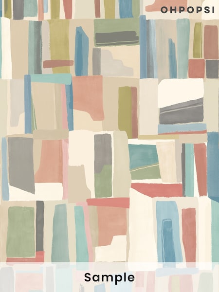 Ohpopsi Shore Abstract Cubes Wallpaper Sample (H24769) | £1