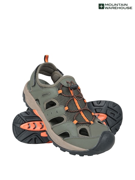 Mountain Warehouse Green Rift Mens Drainage Sandals (H24795) | £45
